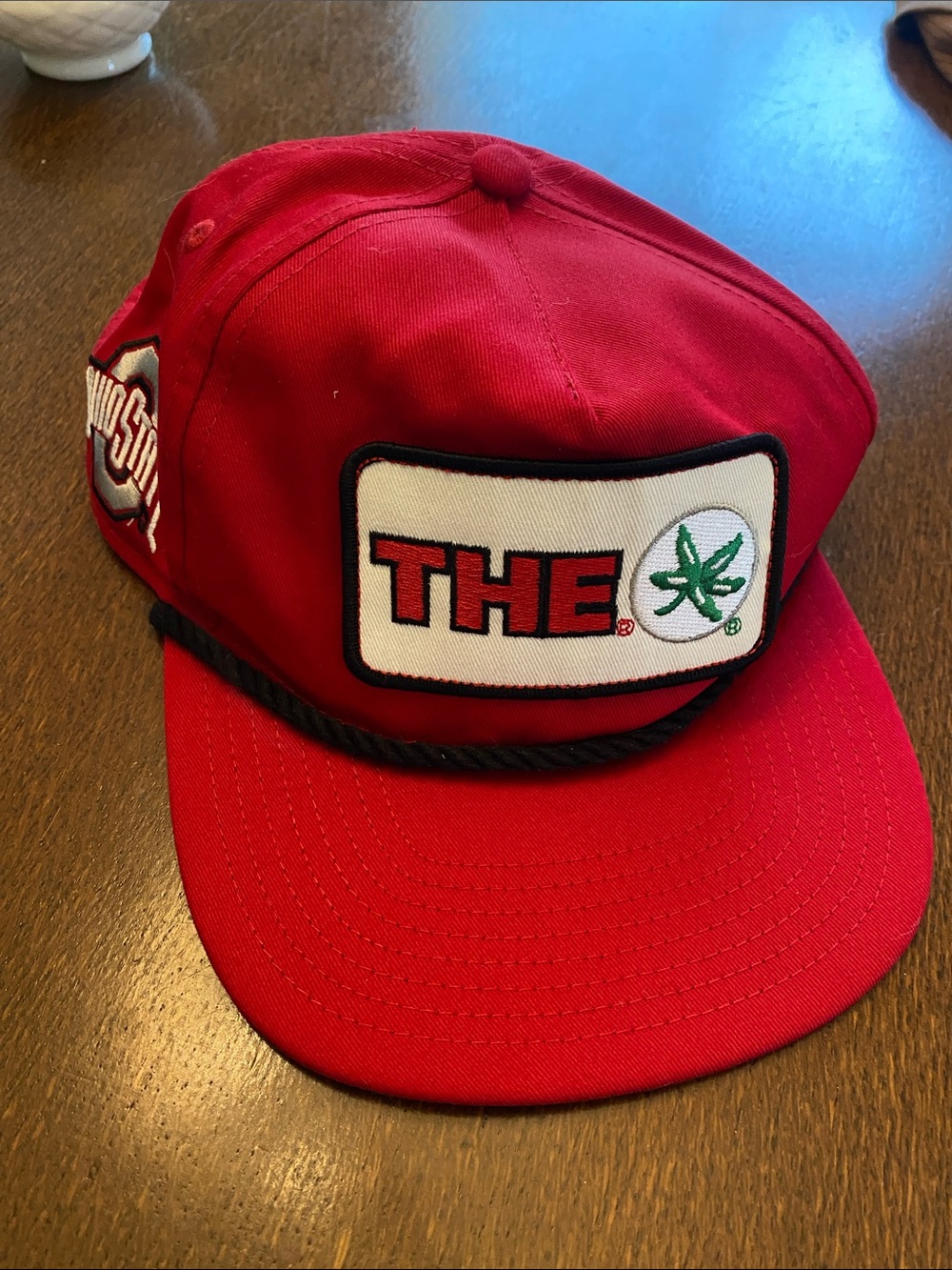 New Era THE Ohio State University Hat with Black Rope